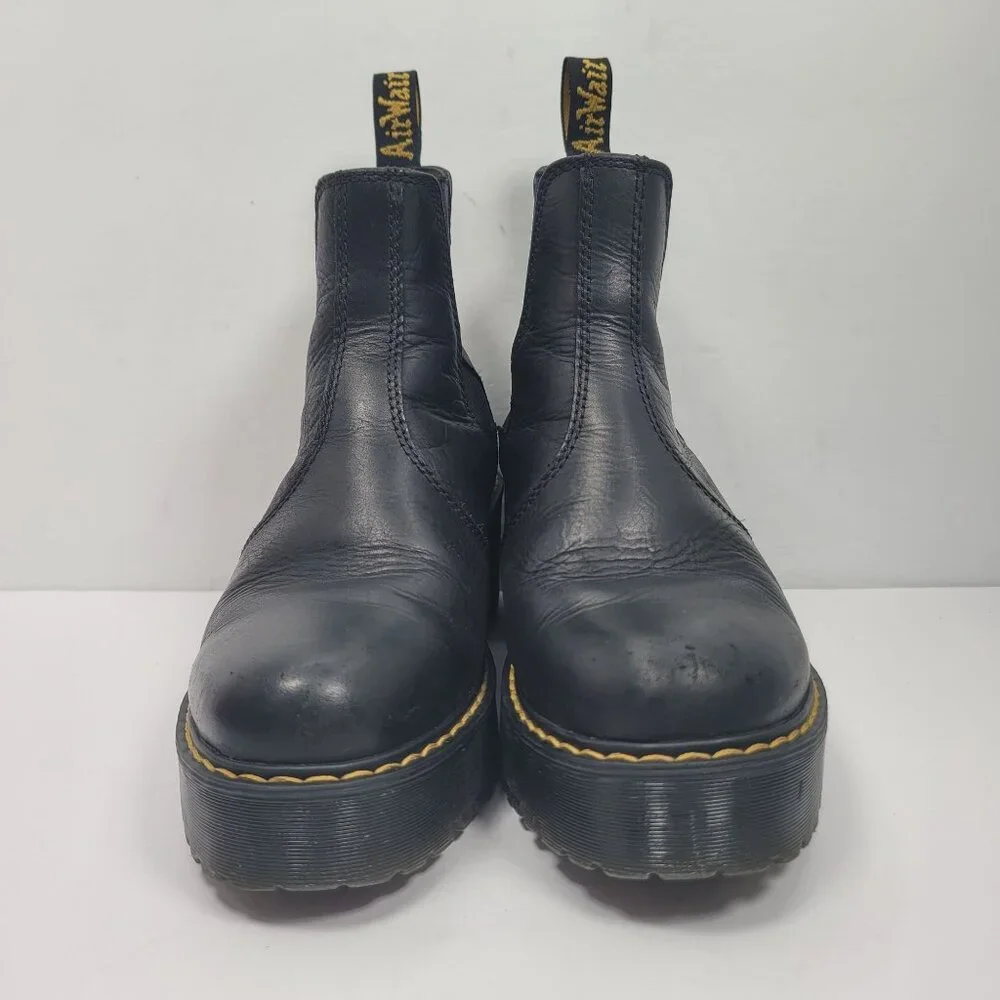 Dr. Martens Rometty Women's Black Platform Chelsea Boots US Size 7